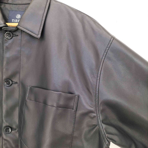 ナノユニバース NANO universe フェイクレザージャケット メンズ JPN:L